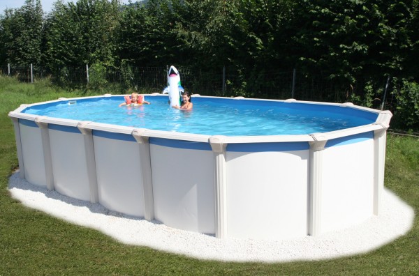 Pool Gigazon 5,40 x 3,60 x 1,32m mit edler 15cm breiten Handlauf