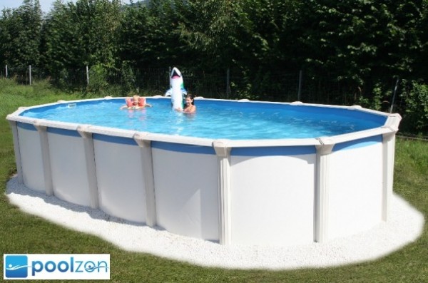 Pool Gigazon 5,40 x 3,60 x 1,32m mit edler 15cm breiten Handlauf